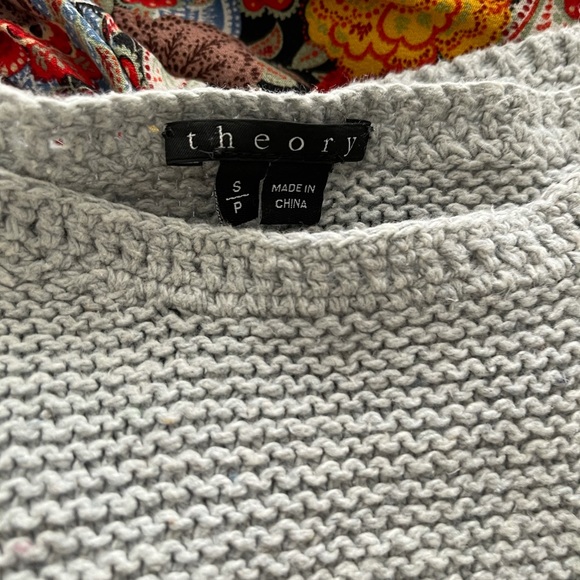 Theory Orsa Sweater in Fine Ocean - Picture 5 of 5